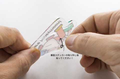 アクリル ステッカー（シートタイプ）アクリルシール フレーム付き