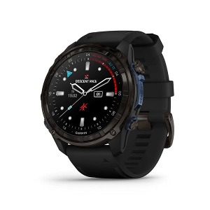 GARMIN 디센트 MK3i -51mm, 카본 그레이 DLC 티타늄 with 블랙 실리콘 밴드