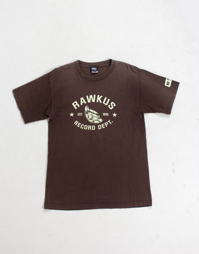 90&#039;s Rawkus Records T- SHIRT ( MADE IN U.S.A. MURINA , L size  )