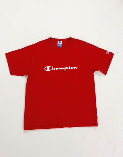 90&#039;s Champion Big Logo T Shirt ( Made in U.S.A. L size )