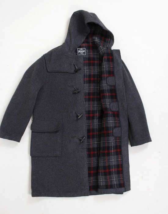 GLOVERALL DUFFLE COAT ( Made in ENGLAND , L size )