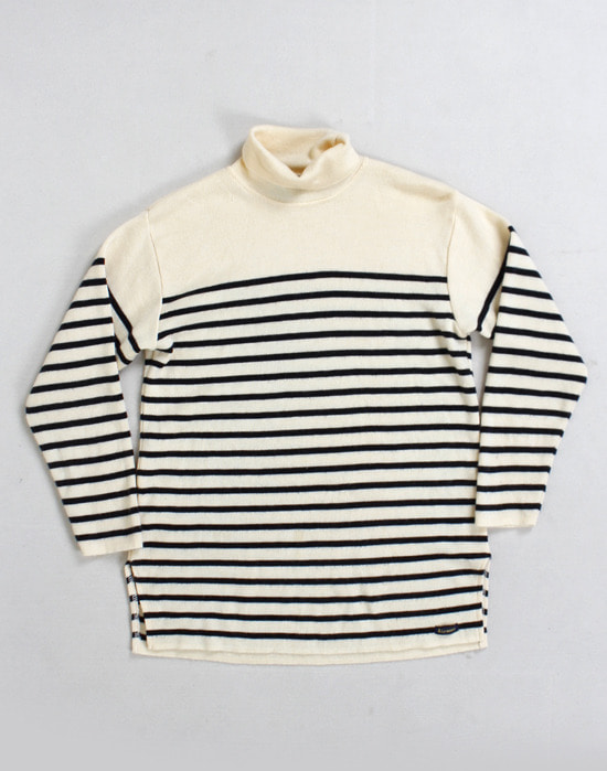 Le minor Marine Stripe Knit ( Made in FRANCE , 38 size )