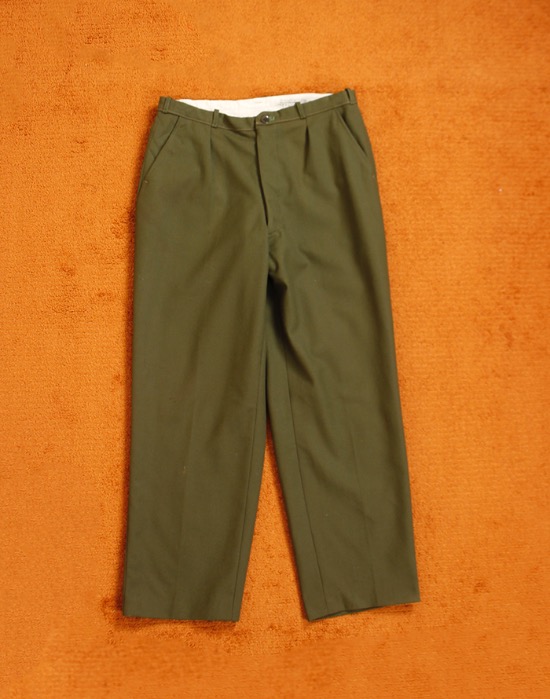 50&#039;s M-1951 OG-108 Wool Field Trousers ( Made in U.S.A. , M/L size )