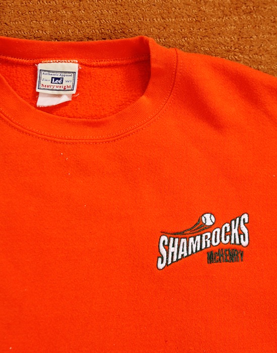 90&#039;s Lee _ SHAMROCKS MCHENRY SWEAT SHIRT ( Made in U.S.A. , M size )