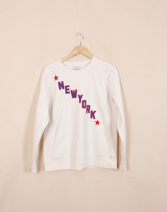 Champion  REVERSE WEAVE HEAVYWEIGHT SWEAT SHIRTs (  MLB NY METS TEAM , M size )