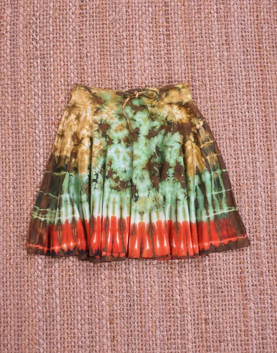 Je T&#039;aime tie-dye Skirt ( FREE size )