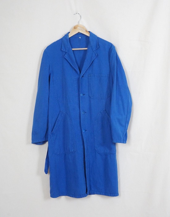 70&#039;s VETRA FRENCH BLUE WORK COAT ( Made in FRANCE , 40 size )