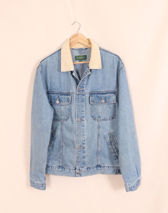 HEARTLAND VINTAGE DENIM JACKET ( XL size )