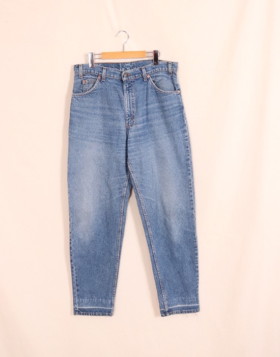 90&#039;s Levi&#039;s 550-0289 Vintage Denim Pants ( Made in U.S.A. , 34 inc )