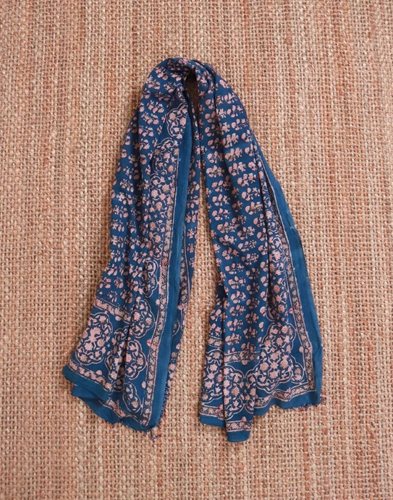 ethnic cotton scarf ( 114 x 190 )