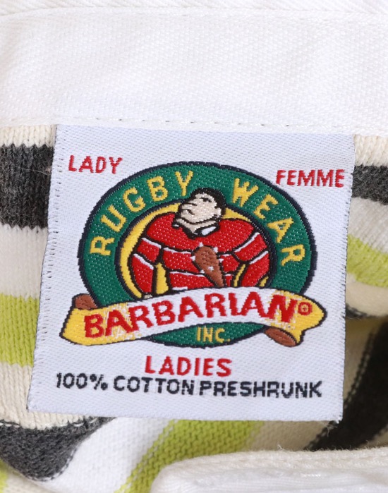 BARBARIAN RUGBY WEAR LADIES SHIRTS ( MADE IN CANADA, S size )
