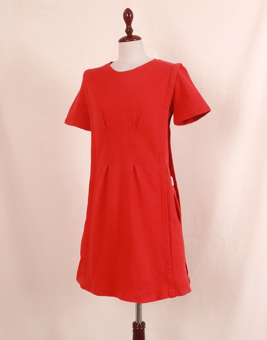 See by Chloe  Red Short Sleeve Dress ( S size )