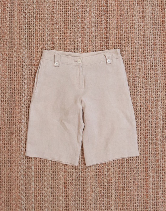 NOLLEY&#039;S  LINEN SHORT ( MADE IN JAPAN, S size )