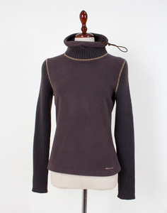 DKNY JEANS Fleece x Knit Top ( S size )