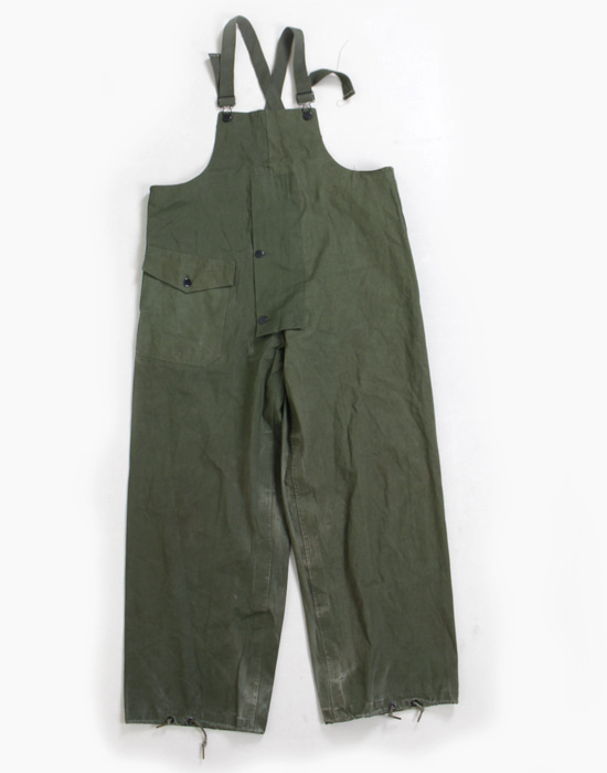 60&#039;s USNAVY WET WEATHER OVERALL, ( MADE IN U.S.A. , S size )