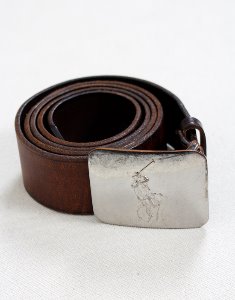 POLO RALPH LAUREN LEATHER BELT ( 108.5 cm )