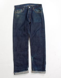 90&#039;s  LEVI&#039;S VINTAGE CLOTHING 44501 SELVEDGE DENIM ( Made in U.S.A. , 35 inc )