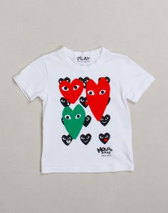 COMME des GARCONS play Holiday Emoji Collection T-shirts ( MADE IN JAPAN, KIDS 110 size )