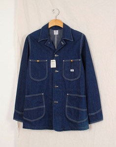 LEE  LOT 91-J 2412 JELT DENIM COVERALL JACKET  ( Dead Stock ,  WOMEN 34 size, S size )