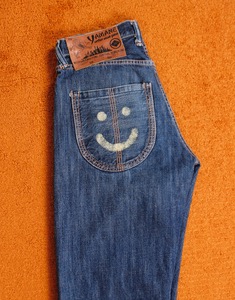 YAMANE GUARANTEED by EVISU 567 Standard LOT 1959s SELVEDGE DENIM PANTS  ( 30 inc )