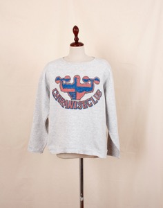 80&#039;s Custom Vintage Sweat Shirt ( Made in U.S.A. , Women&#039;s size )