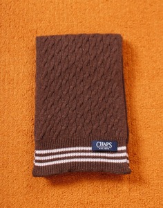 CHAPS  KNIT MUFFLER ( 180 x 19 )