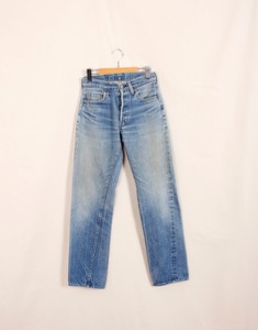 81&#039;s Levi&#039;s 501 Selvedge Denim Pants ( Made in U.S.A. , 27 inc )