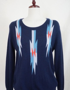 VENERTA knitwear Navajo knit ( M size )