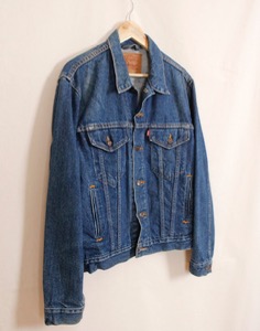 93&#039;s Levi&#039;s 70506-0216 Denim Trucker Jacket ( Made in U.S.A. , 38 size )