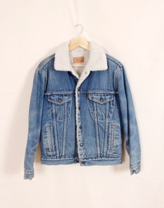 1985&#039;s Levi&#039;s 70608-0217 Sherpa Trucker Jacket ( Made in KOREA , L size )