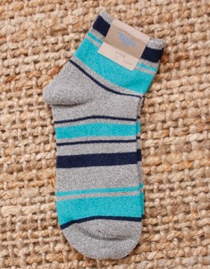 Tabio Stripe Socks (  Made in JAPAN , 250 ~270mm )