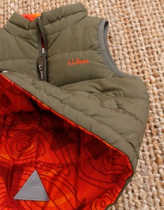 L.L.Bean Reversible vest  ( KIDS 3T size )