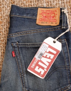 LEVI’S® VINTAGE CLOTHING 1954 501z xx Denim Pants (  ( TALON ZIP , SELVEDGE , 32  inc )