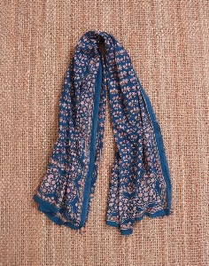 ethnic cotton scarf ( 114 x 190 )