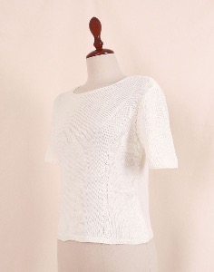 CHRISTIAN AUJARD KNIT TOP ( MADE IN JAPAN,  S siize )