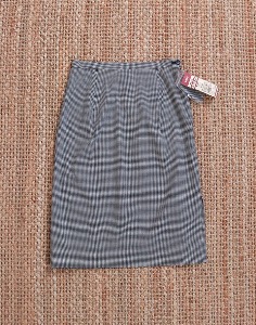 MUJI Check Skirt ( 새상품,  25  inc )