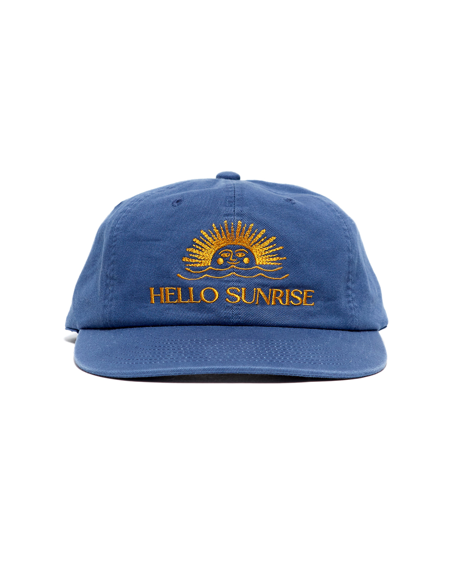 キャップ Hello Sunrise Washed OG Logo 6panel CapOcean Blue 23HSCPOB00 Washed OG Logo 6panel Cap_Ocean Blue - Hello Sunrise