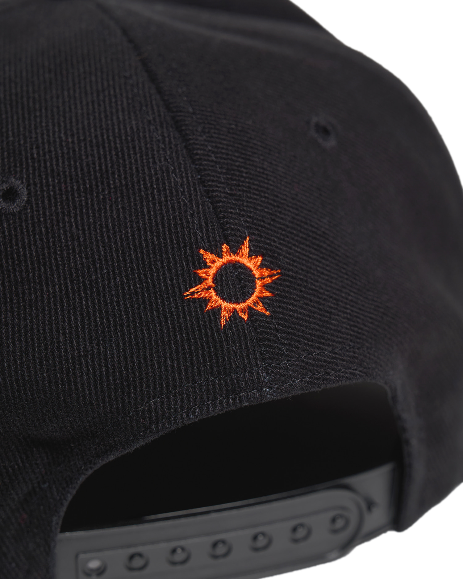 HS Logo Relaxed Fit 5panel Cap_Black - Hello Sunrise