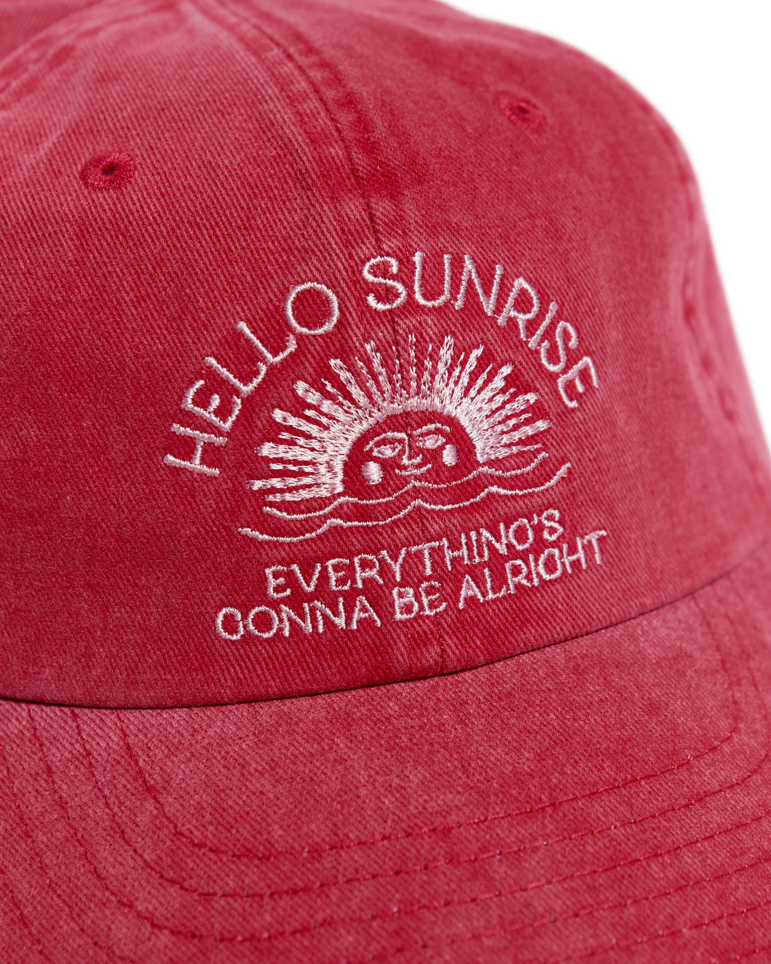 キャップ Hello Sunrise Washed VTG Arch Logo Ball CapVintage Pink HS43 Washed VTG Arch Logo Ball Cap_Vintage Pink - Hello Sunrise