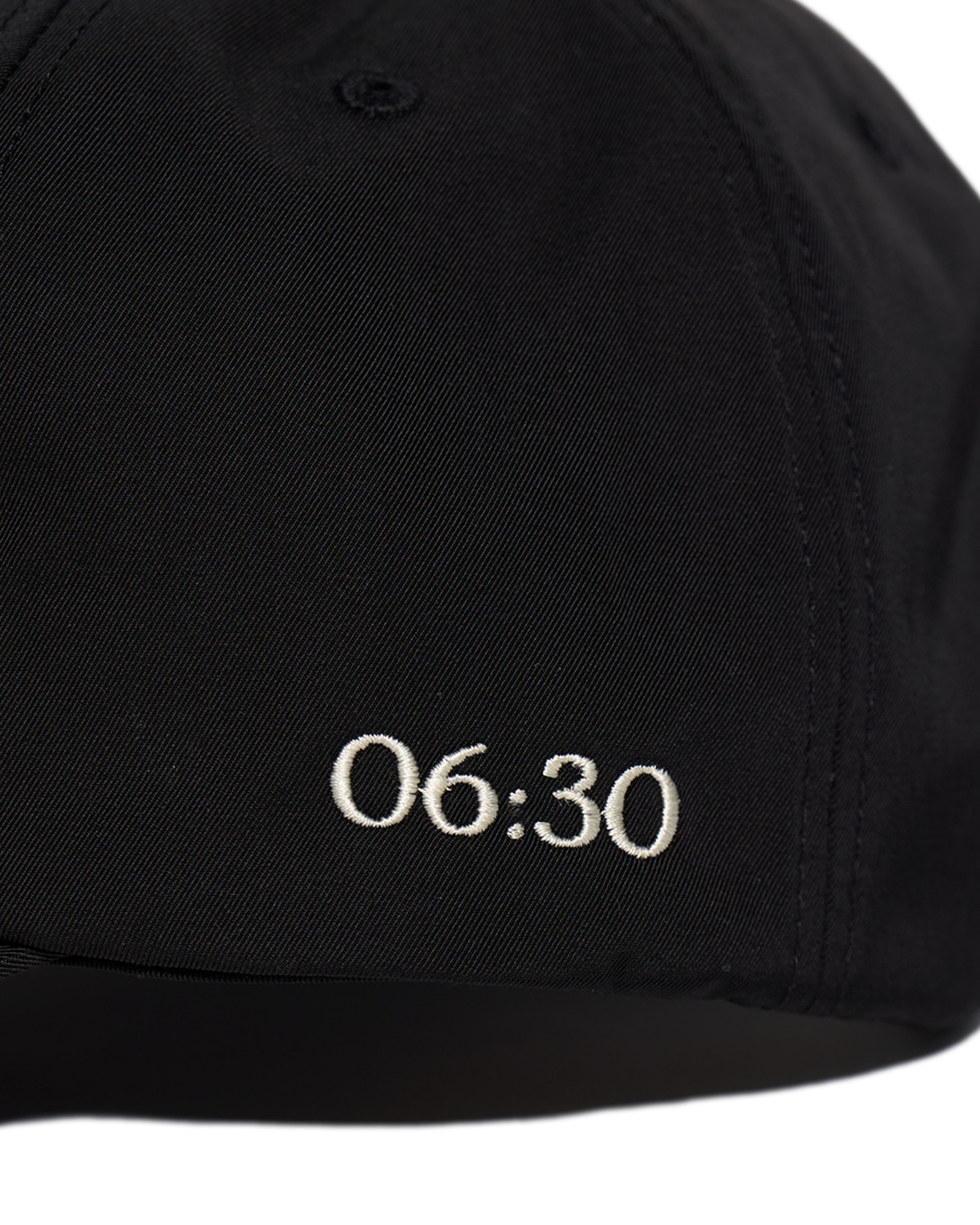 【HELLO SUNRISE】 Classic Typo Relaxed Fit 5panel Cap Classic Typo Relaxed Fit 5panel Cap_Black - Hello Sunrise