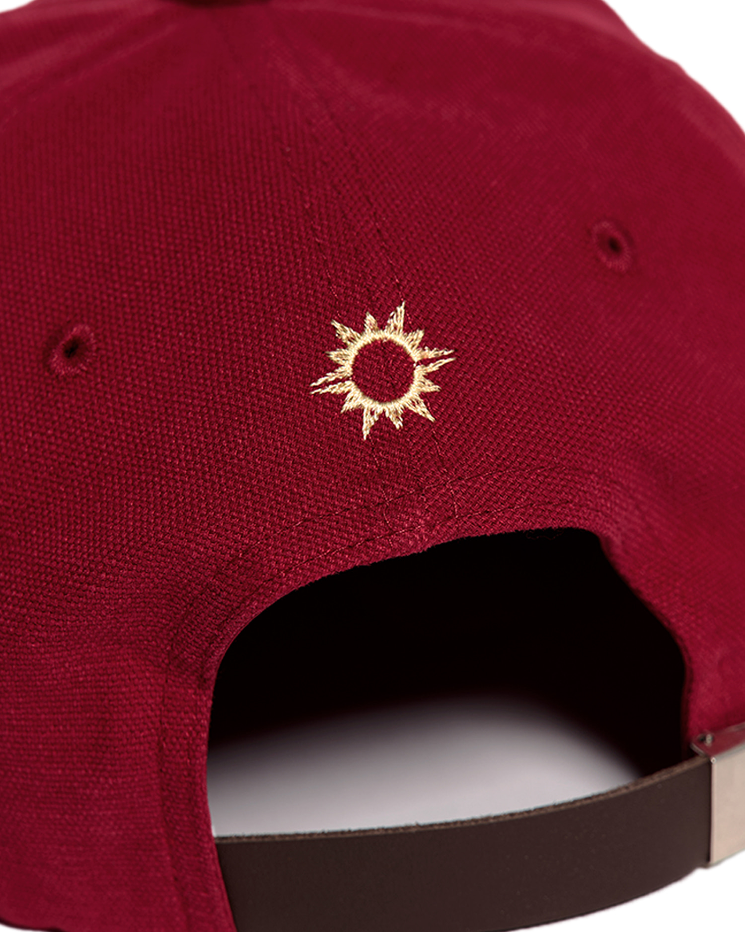 HS VTG Arch Logo Relaxed Fit Cap_Red - Hello Sunrise