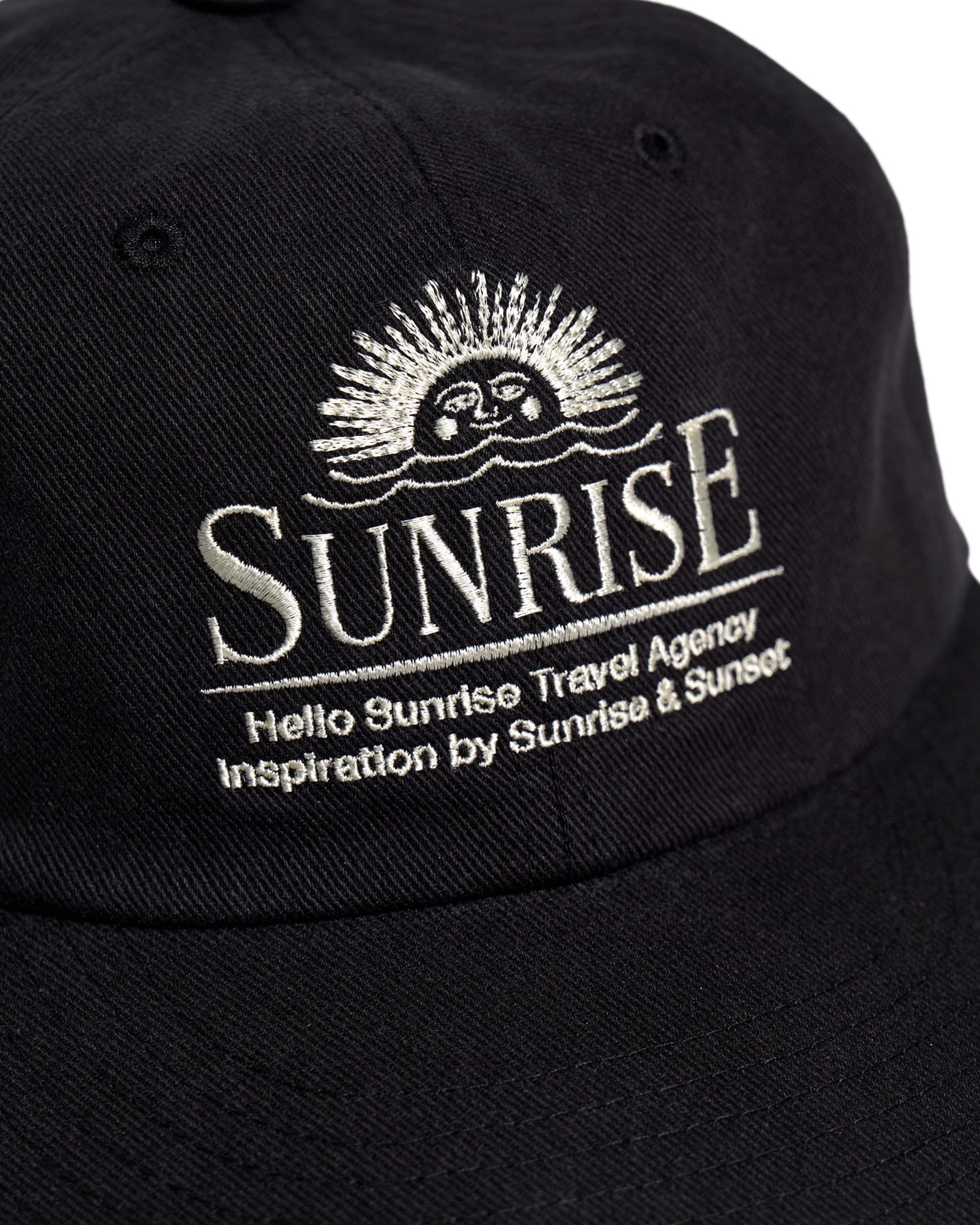 【Hello Sunrise】Washed Horizon 6Panel Cap〜キャップ★韓国発 HELLO SUNRISE＞ホライゾン 6パネル キャップ