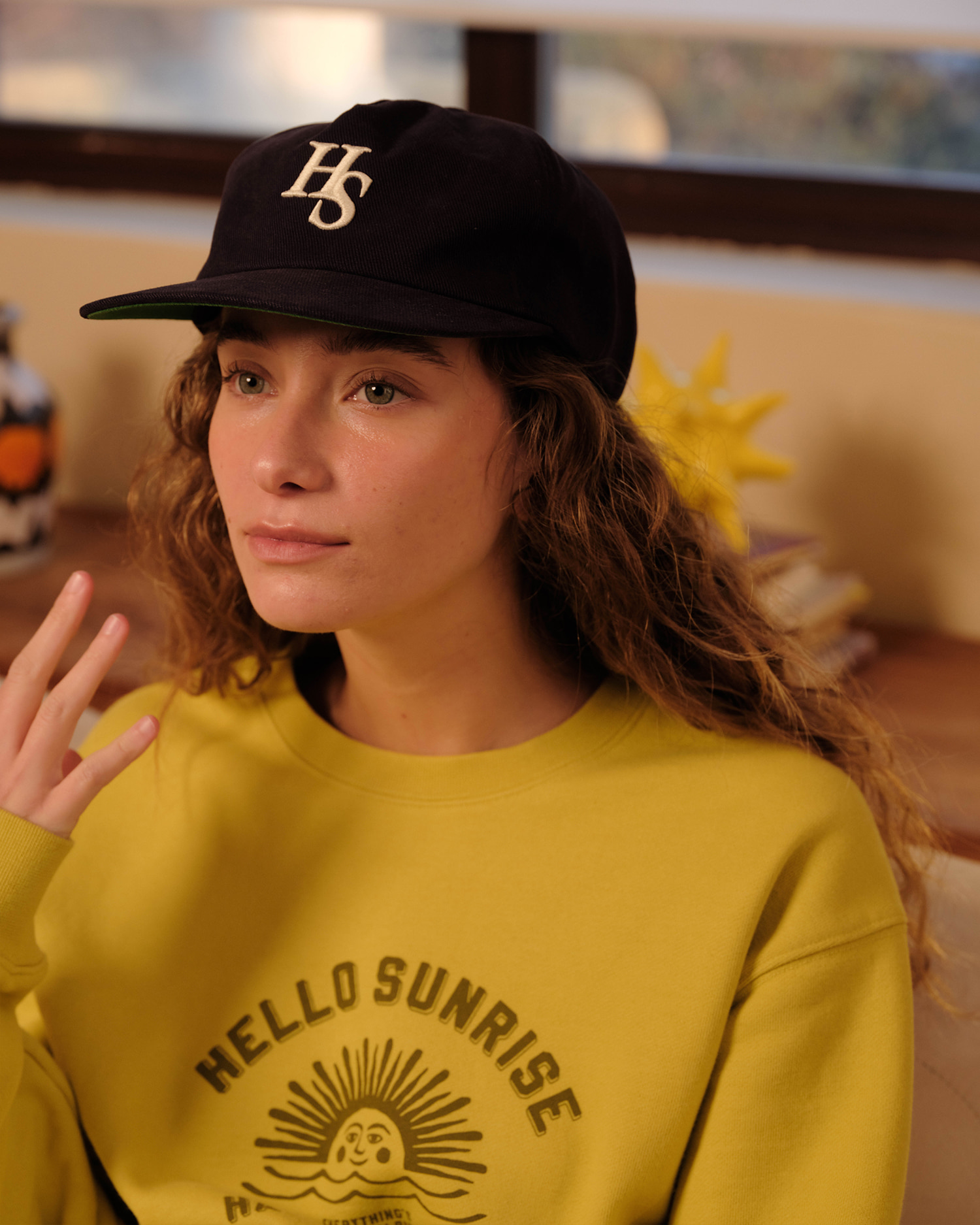 キャップ Hello Sunrise HS Logo Relaxed Fit 5panel CapNavy HS44CA905NV HS Logo Relaxed Fit 5panel Cap_Navy - Hello Sunrise