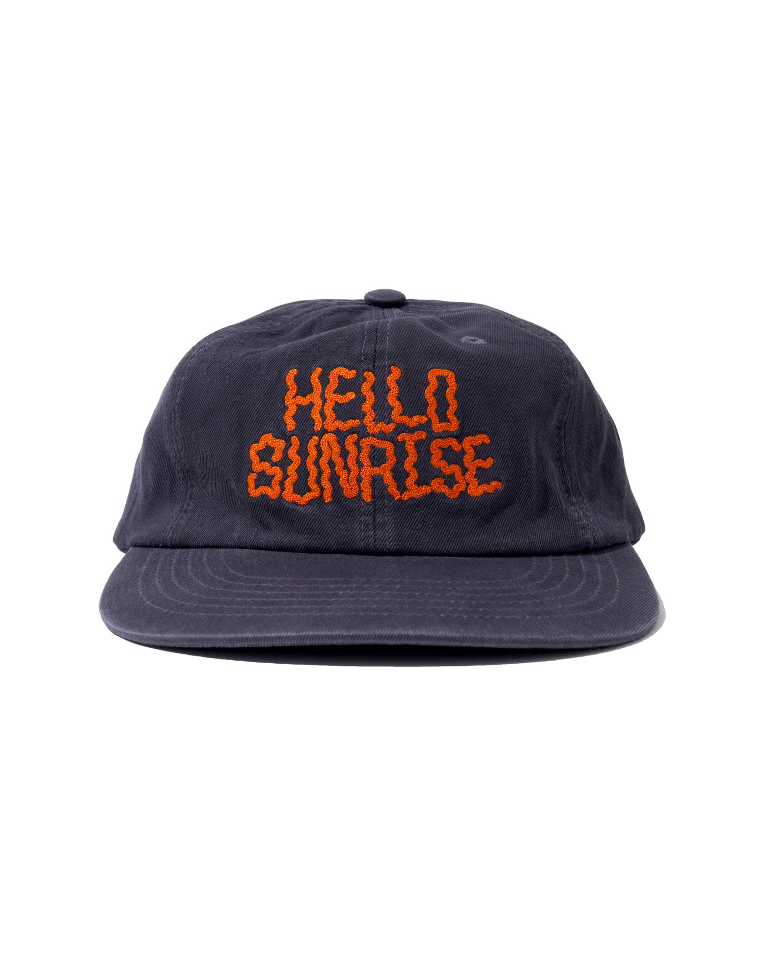 HELLO■Washed Doodle Typo Relaxed Fit 6Panel Cap_Charcoal Washed Doodle Typo Relaxed Fit 6Panel Cap_Charcoal - Hello