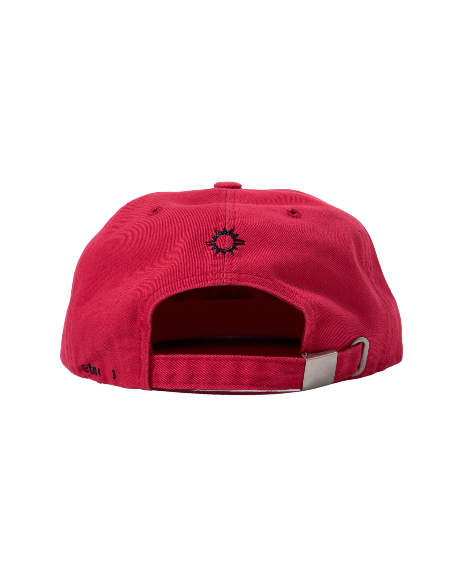 【Hello Sunrise】HS x ETCblank Sunrise Dancing 6panel Cap 헬로선라이즈 ETC 블랭크 선라이즈 댄싱 6패널 캡_체리 레드