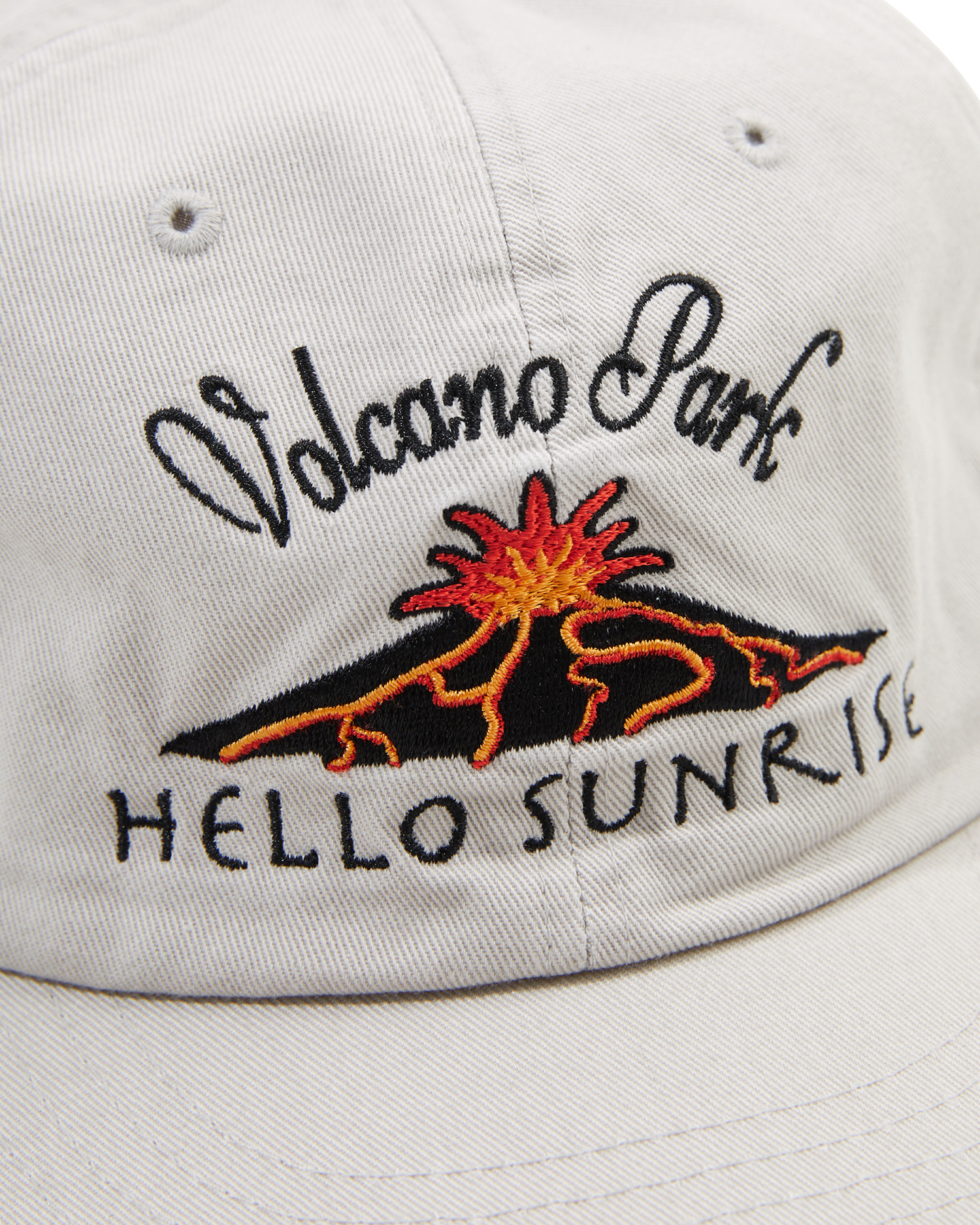 Hello Sunrise★Volcano Logo Relaxed Fit 6P Cap Volcano Logo Relaxed Fit 6P Cap_Warm Gray - Hello Sunrise
