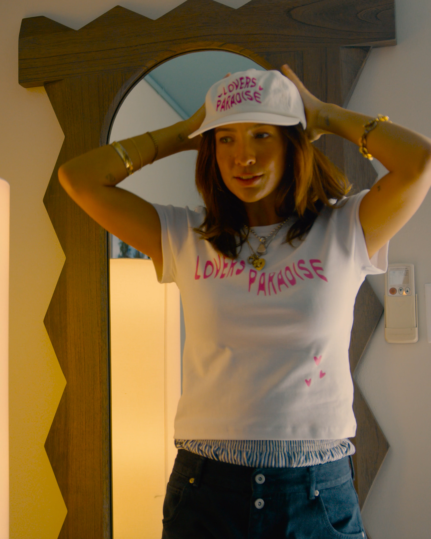 【HELLO SUNRISE】HS x ETCblank Coral Dream 6panel Cap/追跡付 헬로선라이즈