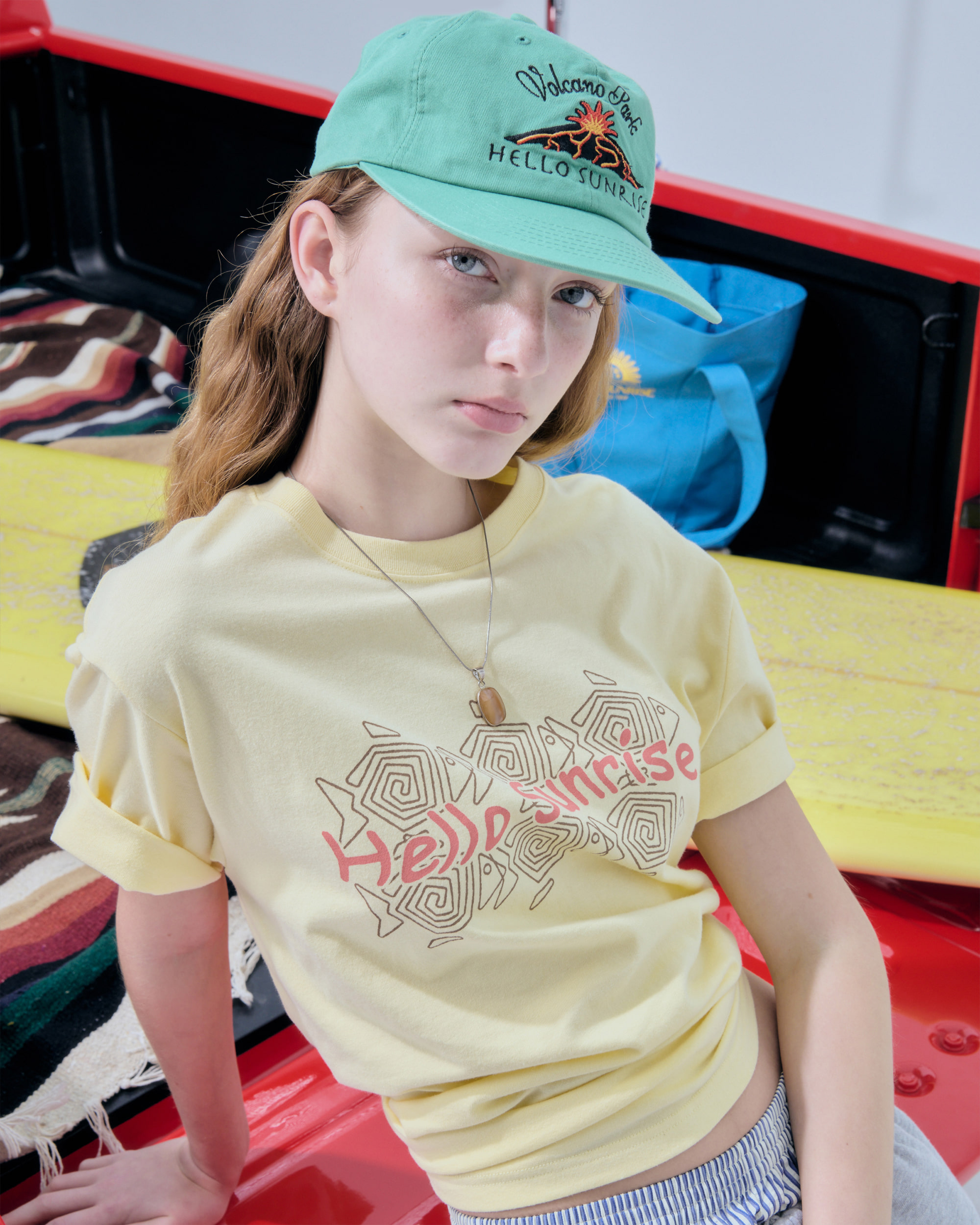 【HELLO SUNRISE】 HS x ETCblank Sunrise Dancing Tee /追跡付 HELLO SUNRISE】 HS x ETCblank Sunrise Dancing Tee /追跡付