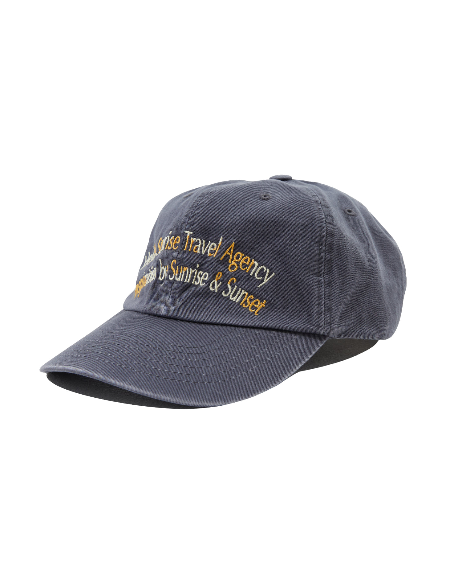 ★Hello Sunrise★ Dot Arch Logo Ball Cap_Dark Gray 헬로선라이즈 닷 아치 로고 볼 캡_다크 그레이 | Hello Sunrise