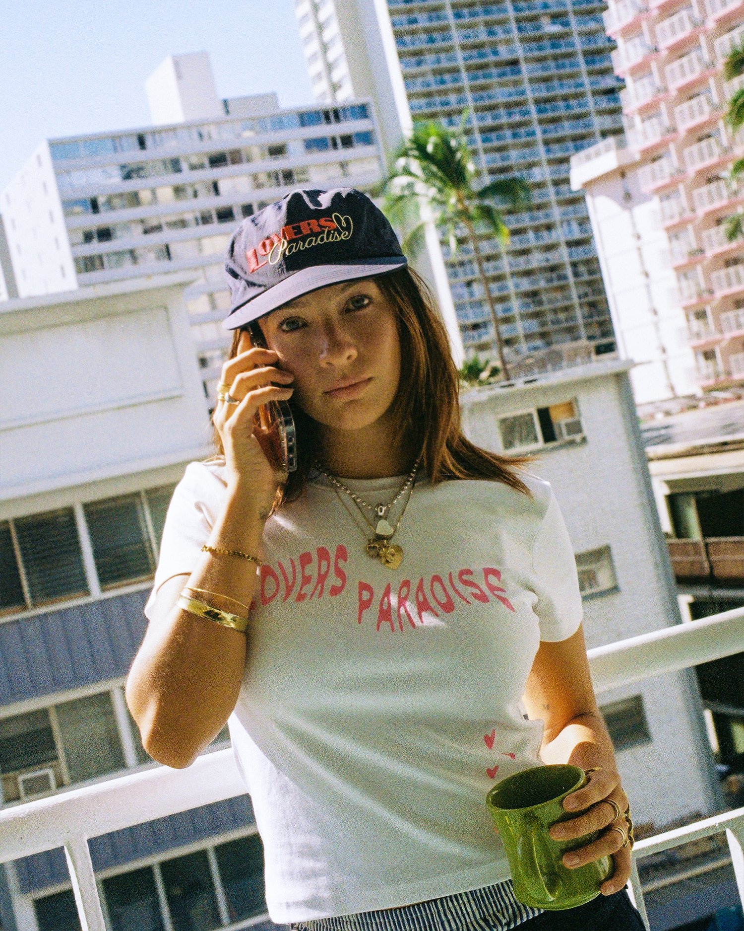 【Hello Sunrise】HS x SG Lovers Relaxed Fit 5panel Cap HS x SG Lovers Relaxed Fit 5panel Cap_Navy - Hello Sunrise
